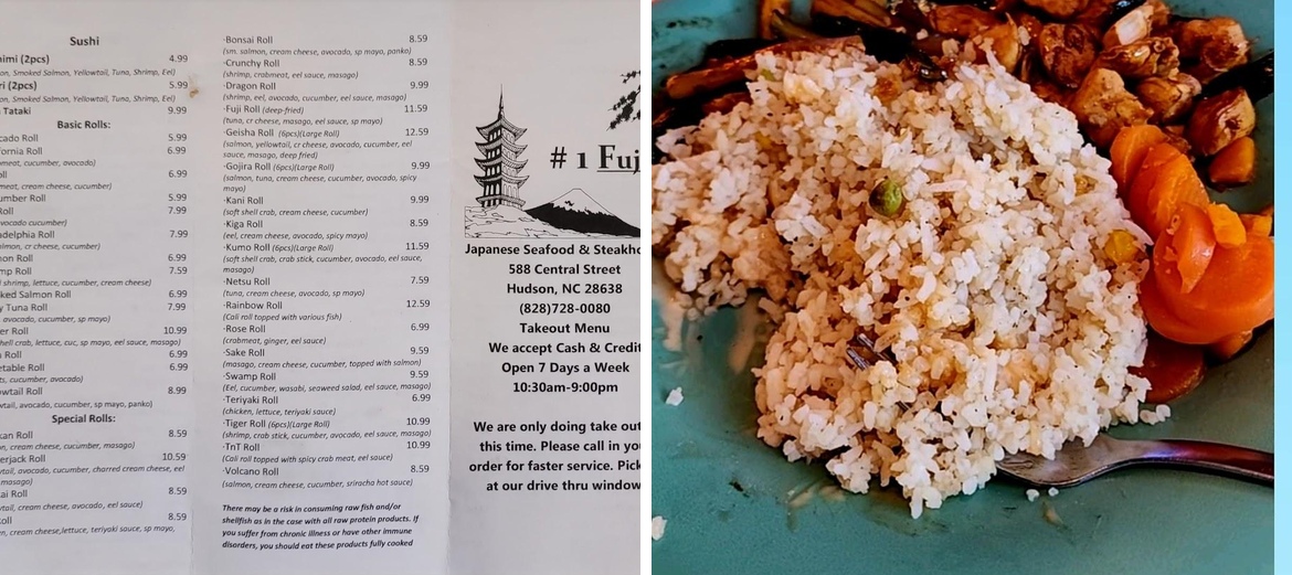 Fuji Japanese Seafood & Steak Menu